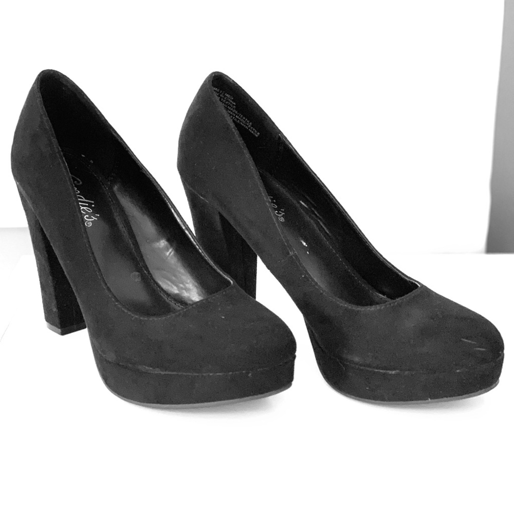 Candie’s Black High Heels